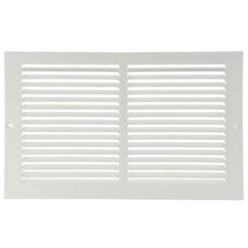 reliabilt 14-in x 6-in steel white sidewall/ceiling grille