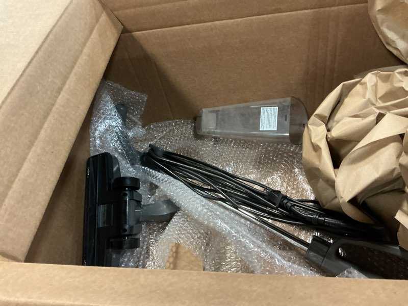 Condition photo showing item condition for Amazon Basics 2-in-1 Corded Stick Vacuum Cleaner, Convertible to Handheld, Lightweight (3.9 LBS), with Washable Filter, Crevice Tools, 0.5L Dust Cup, 19.7-Ft Cord, 300W, Black Vacuum Cleaner Only