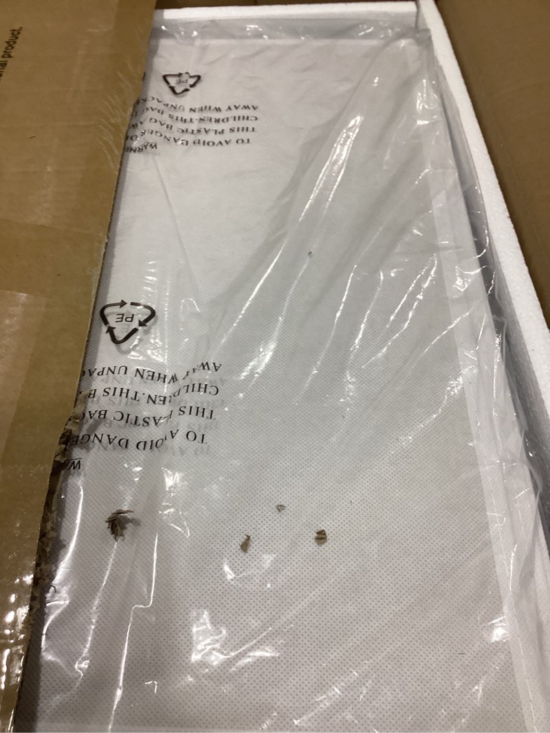 Condition photo showing New/Like New for boluo stackable storage drawers closet organizers and storage fabric white 2 drawer dresser for bedroom 2 packs modern l(15.7"d x 21.1"w x 16.1"h) white