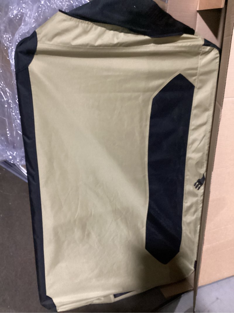 Condition photo showing Good Condition for Amazon Basics Dog Crate, Travel Dog Kennel Double Door Collapsible, Lightweight Soft-Sided Folding, Portable Dog Cage, XL 42" x 31" x 31", Tan Tan 42.0"L x 31.0"W x 31.0"H