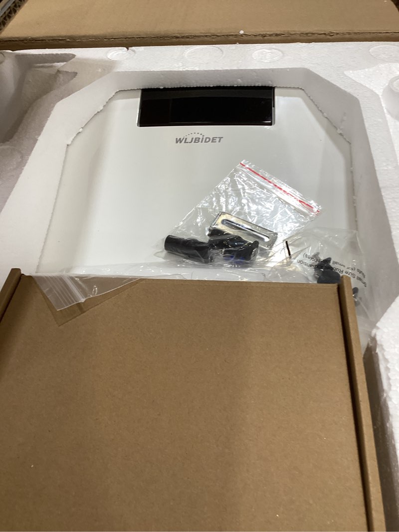 Condition photo showing Good Condition for Bidet Toilet Seat with Remote Control, Electronic Heated Bidet Seat with Adjustable Warm Water and Pressure, Warm Air Drying, Display Screen, Night Light, Slow Closed Toilet Lid, Round