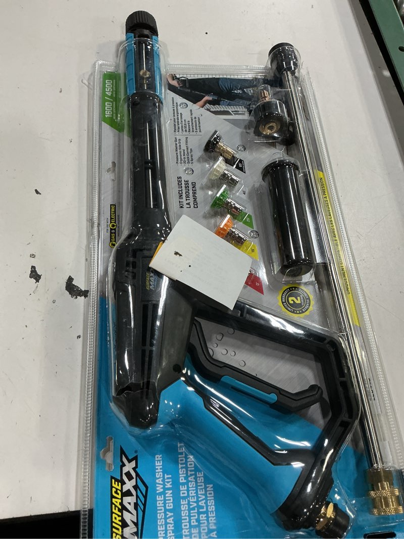 Condition photo showing Good Condition for surfacemaxx 1.67-ft up to 4500-psi plastic pressure washer spray gun kit