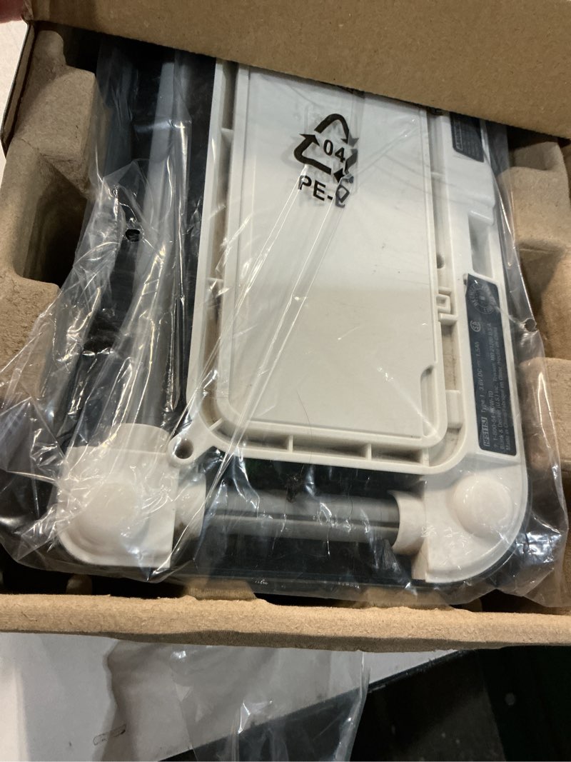 Condition photo showing As Is for BLACK+DECKER Carpet Sweeper 50 Minute Lithium Floor Sweeper, Multi-Surface Use, Easy One Hand Cleaning, Self Standing, Charger Included (HFS115J10)