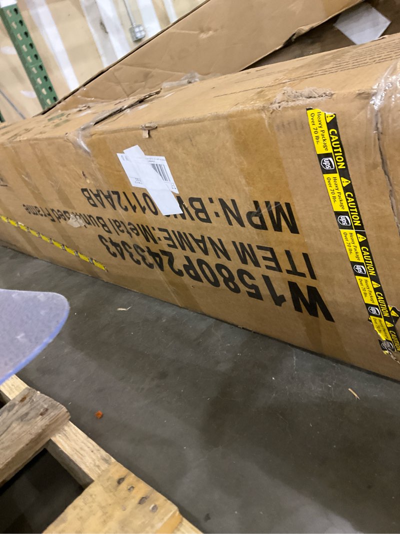 Condition photo showing As Is for Metal bunk bed frame