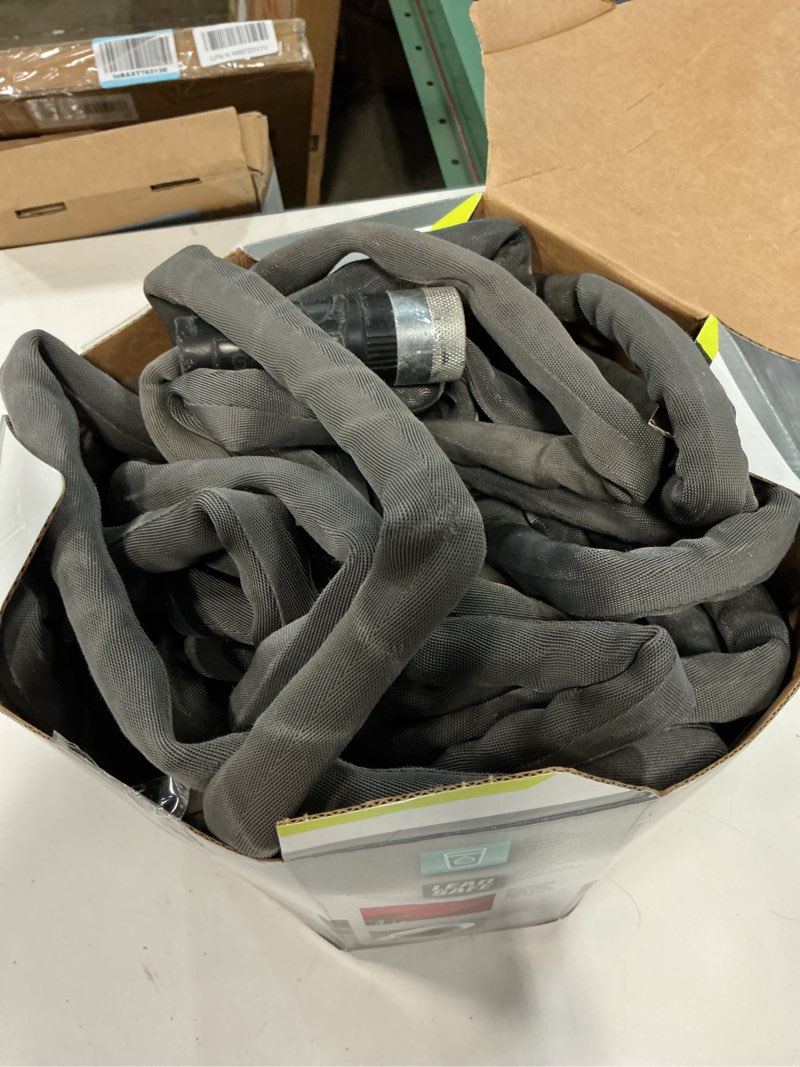 Condition photo showing As Is for teknor apex zero-g 5/8 in. d x 100 ft. l heavy duty commercial grade garden hose