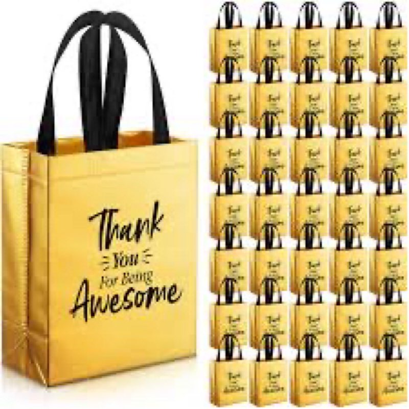 zjoey 36pcs thank you reusable gift bags employee proud team appreciation gift for employee teacher 