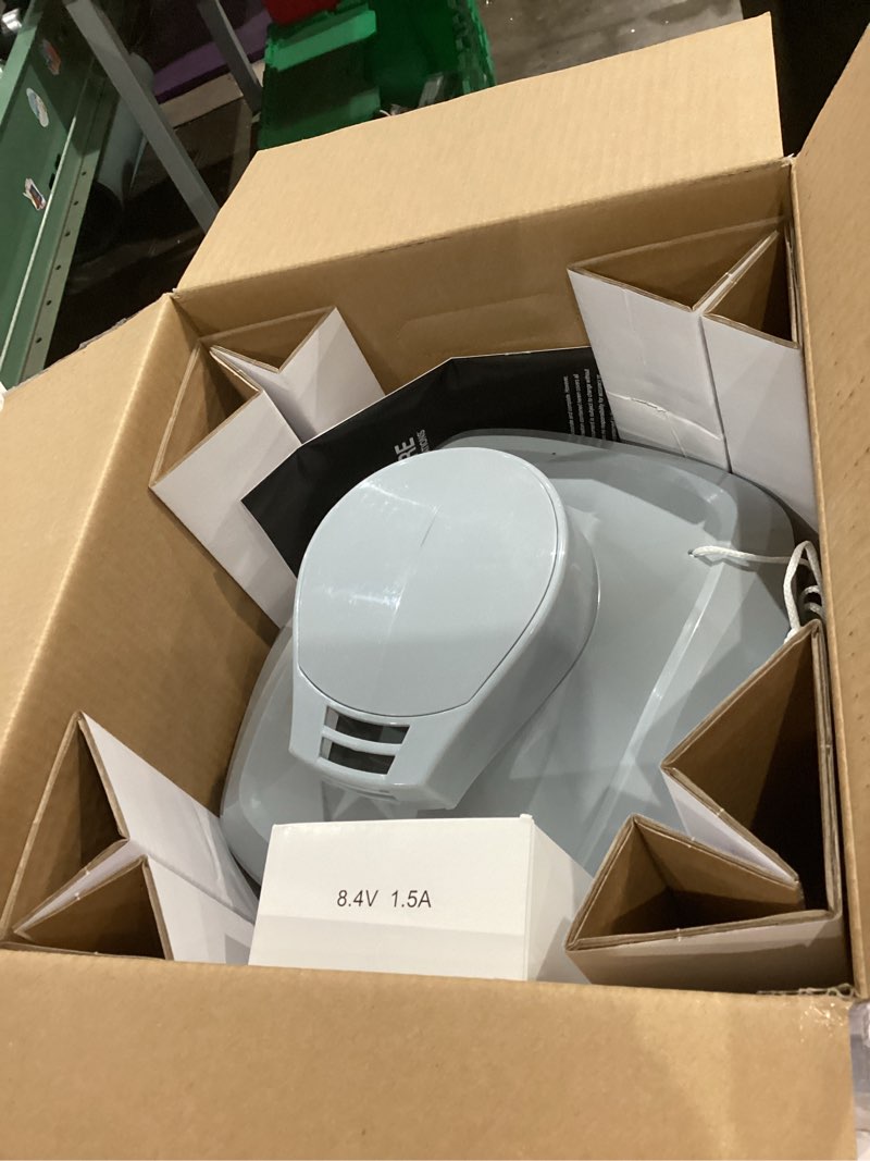 Condition photo showing As Is for core innovations rechargeable robotic pool vacuum cleaner, 45-min runtime, dual 2l filters, led indicator, powerful suction