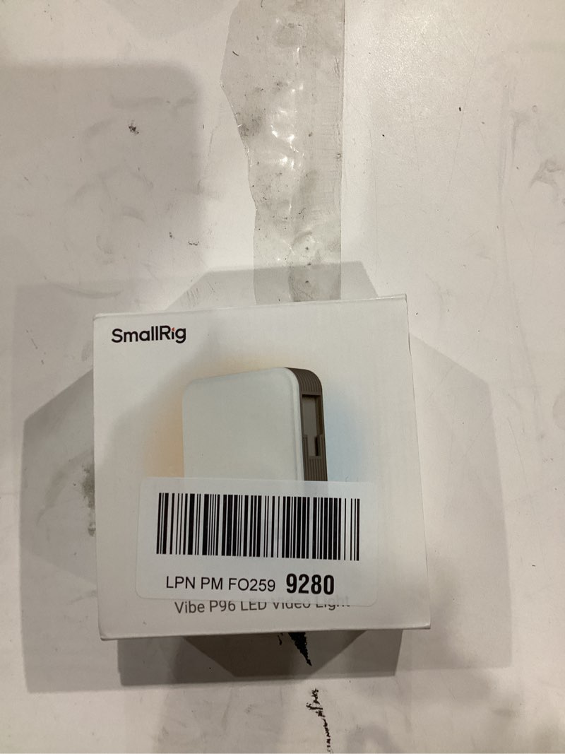 Condition photo showing New/Like New for SmallRig P96 LED Video Light, Portable Camera Lights, 96 LED Beads for Photography Video Lighting, Rechargeable 2200mAh CRI 95+ 2700-6500K w 3 Cold Shoe Gray
