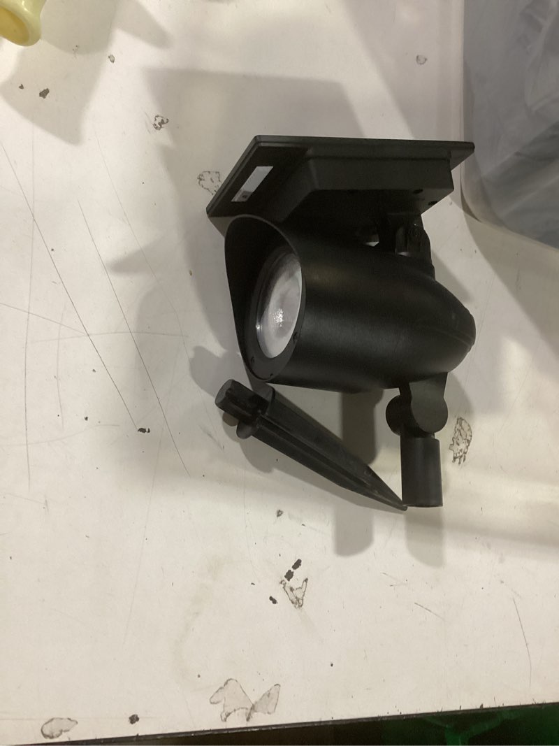 Condition photo showing item condition for  Harbor Breeze Harbor Breeze 120 -Lumens 0.82 -Watt Black Warm White Solar LED Flood light