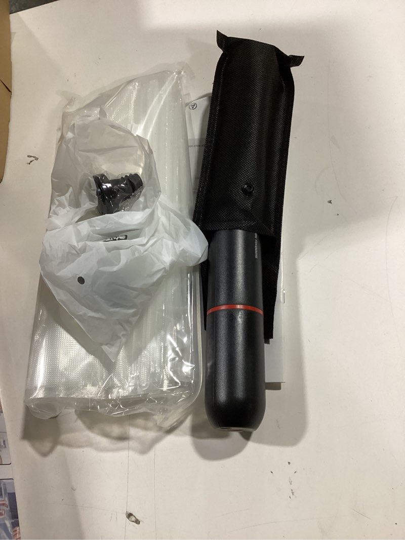 Condition photo showing As Is for AIRMSEN Handheld Vacuum Sealer with 11 PCS Reusable Sous Vide Bags and 2 PCS Vacuum Wine Sealer, Compact Vacuum Sealer Machine for Food Storage Vacuum Sealer + 11 Sous Vide Bags