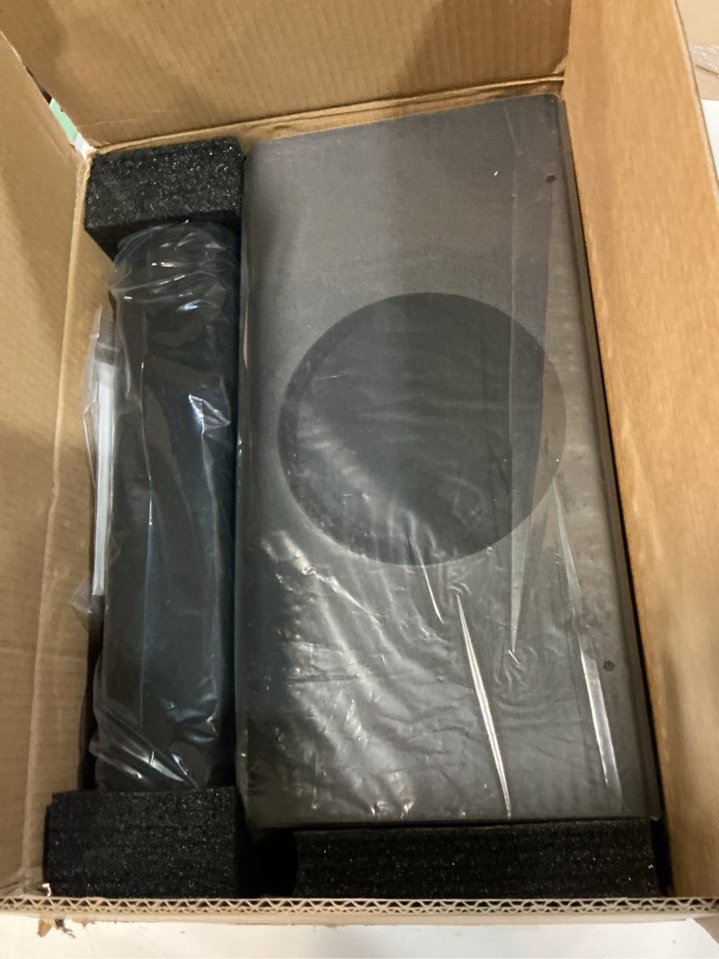 Condition photo showing Good Condition for saiyin sound bars for tv with subwoofer, 2.1 deep bass small soundbar monitor speaker home theater surround system pc gaming bluetooth/aux/optical connection, wall mountable 17-inch