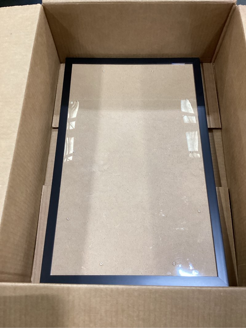 Condition photo showing New/Like New for HUKONHEP 11x18 Black Picture Frames, Photos Frame with Plexiglass, Wall Gallery Photo Frames, Horizontal and Vertical for Wall Mounting, Home Office Decoration 11"x18"