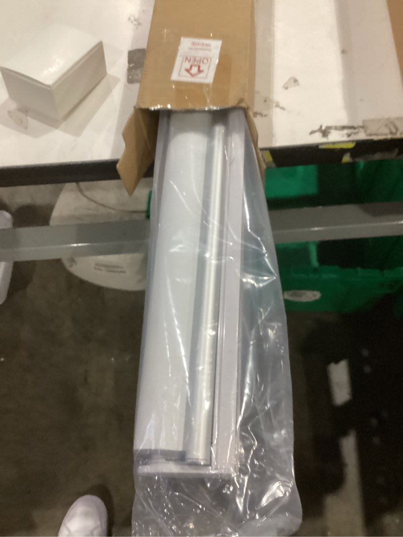 Condition photo showing Good Condition for genimo 100% blackout roller window shades, window blinds cordless with thermal insulated, uv protection fabric, mini french door blinds for home, bedroom, office, white, 34" w x 72" h white 34"w x 72"h
