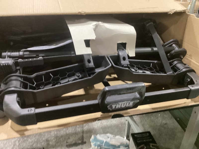 Condition photo showing Good Condition for thule outpace 2 bike hitch rack - compact & lightweight platform bike rack - foldable design - fits most bike styles - 110lb capacity 55lbs per bike - 2" & 1.25" hitch compatibility
