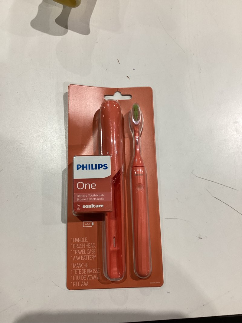 Condition photo showing New/Like New for Philips Sonicare Battery Toothbrush, Miami Coral, Hy1100/01, 1 Count 1 Count (Pack of 1) Miami Coral 1
