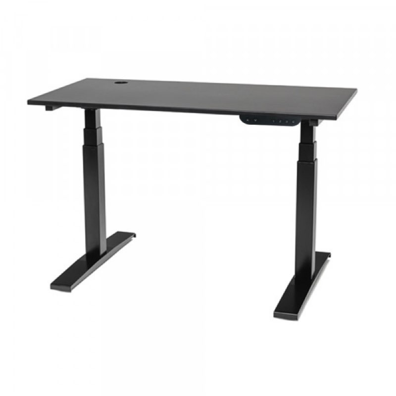Bolton Tools UL FCC Electric 3 Stages Two Leg Standing Desk Black Height Adjustable