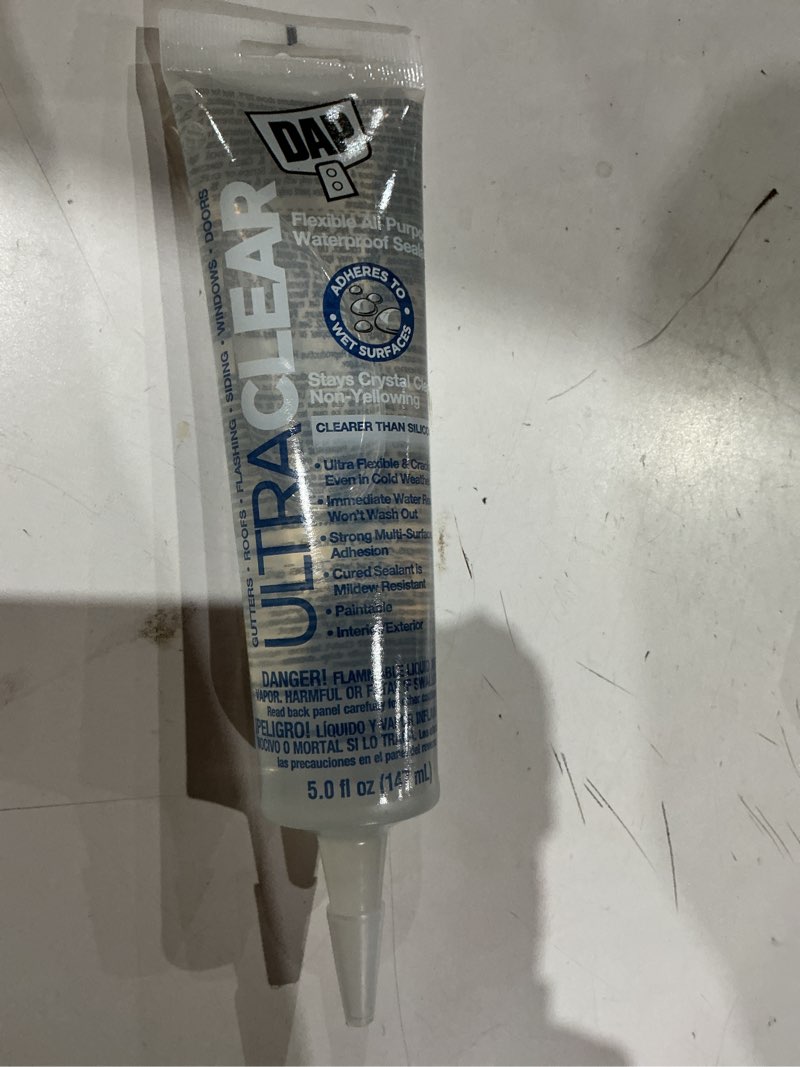 Condition photo showing Good Condition for dap sealant ultra clear 5.0oz