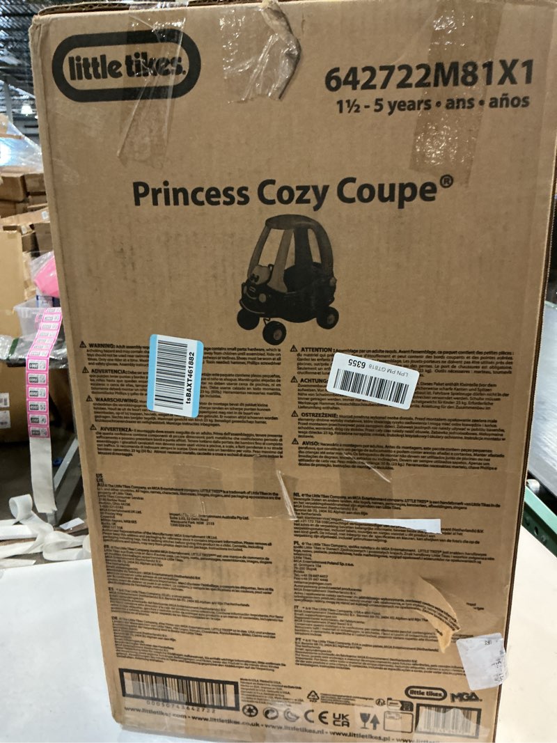 Condition photo showing Good Condition for little tikes princess cozy coupe colorful large