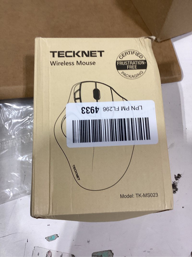 Condition photo showing New/Like New for tecknet pro wireless trackball mouse, bluetooth mouse with ergonomic thumb control, usb-c rechargeable, rgb light mice with adjustable dpi, 3-device connectivity (bt or 2.4g),for pc/mac/laptop - black