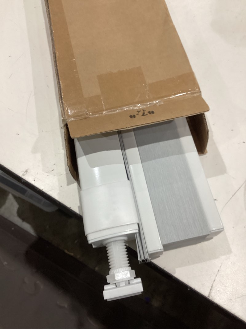 Condition photo showing Good Condition for lazblinds no tools no drill cordless cellular shades, top down bottom up (tdbu) honeycomb shades for home, blackout light blocking thermal insulation blinds for windows, 35" w x 64" h, white blackout - white 35" w x 64" h