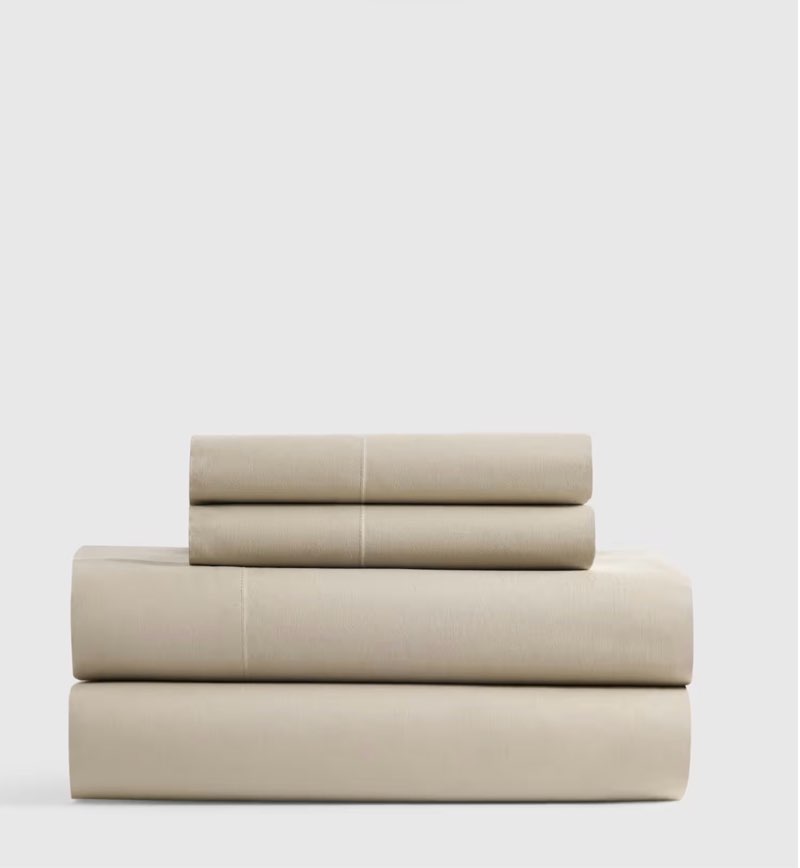 Organic Crisp Percale Sheet Set