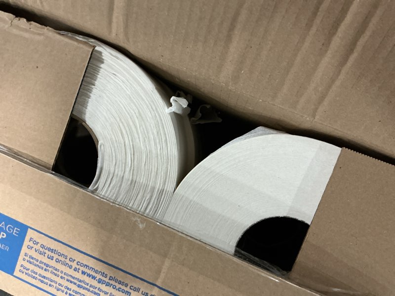 Condition photo showing Good Condition for georgia-pacific 8-pack 2-ply toilet paper, 2320 sq. feet, eco-friendly, safe for septic tanks, affordable high-traffic option