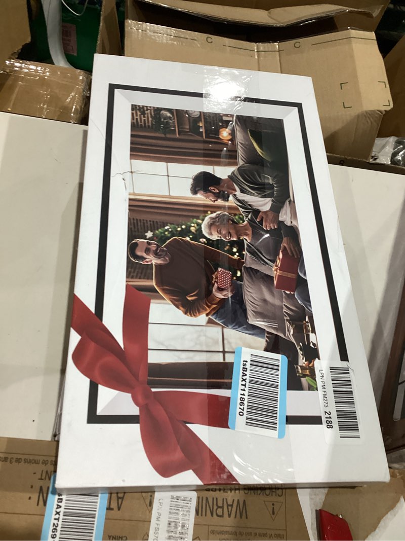 Condition photo showing New/Like New for 15.6" Smart Digital Calendar Frame, Mobile Interconnection, Upload and Update Family Photo Album Artwork Display, Touchscreen Family Calendar with Electronic Chore Chart & Digital To-Do List Black