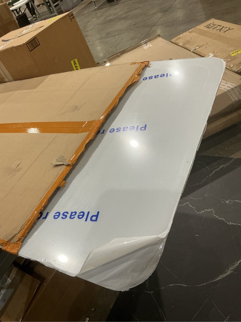 Condition photo showing Good Condition for [upgraded version] crystal clear 1/5" thick 54" x 32" heavy duty hard chair mat, can be used on carpet or hard floor 1 pack(for carpets &. hardfloors) 32"x 54"x 1/5"