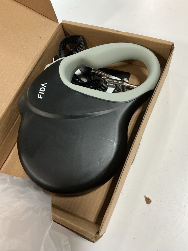 Condition photo showing Good Condition for fida upgraded retractable dog leash 30ft, heavy duty pet walking leash for medium/large breed up to 110 lbs, 360° tangle-free long retract dog lead, soft grip, one-hand brake, black large?30ft? black