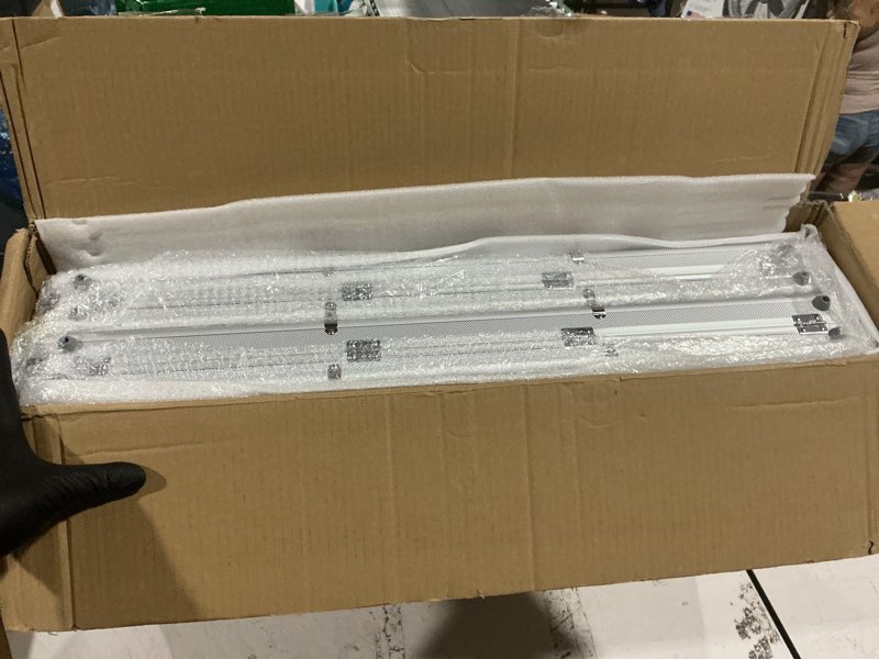 Condition photo showing Good Condition for 2 pcs trade show display case – 34"x22" large tabletop showcase | aluminum, locking, for trading cards, sports cards, tcg, jewelry – lightweight & portable for exhibitions and collectibles silver 2 pieces | 34"x22"
