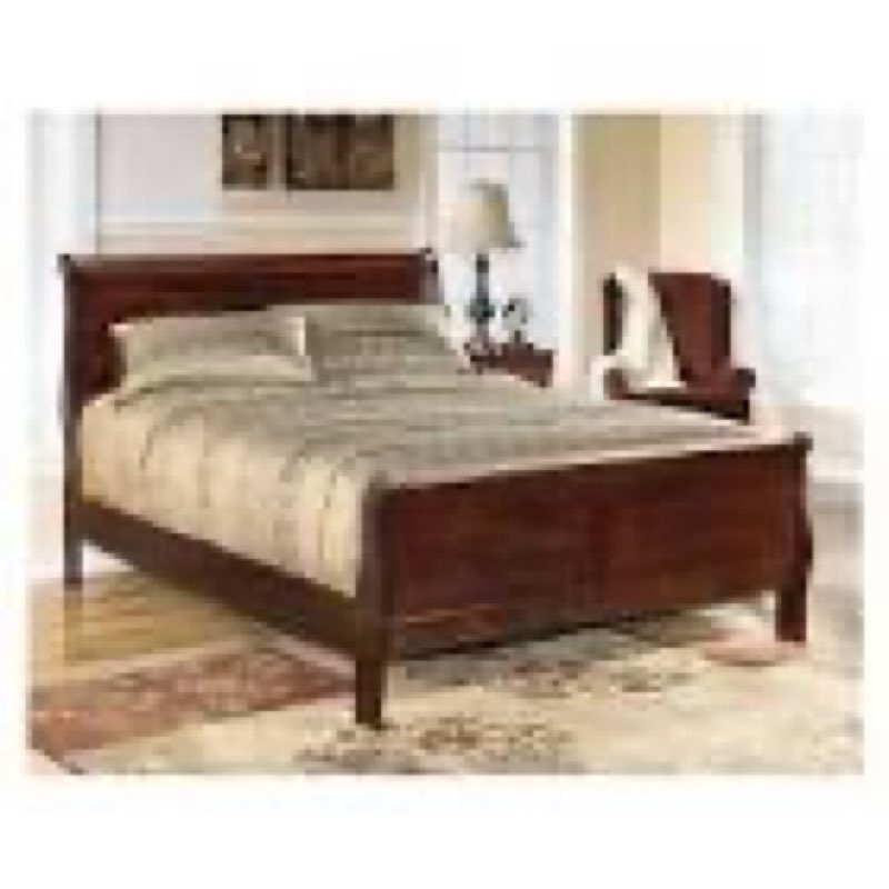 (Incomplete only 1 box) King Sleigh Bed
