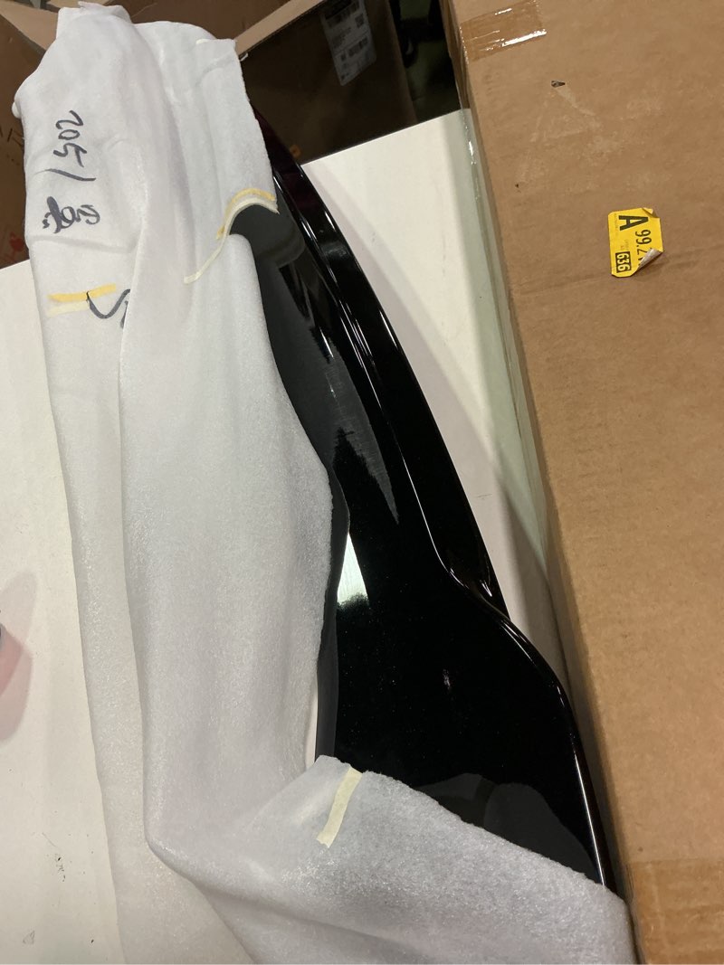 Condition photo showing As Is for Spoiler for Civic Sedan 2025-2022 Without Drilling ABS Rear Trunk Spoiler Wing for Civic Sedan Hybrid (Glossy Black) Glossy Black 2022-2025 Sedan Rear Spoiler