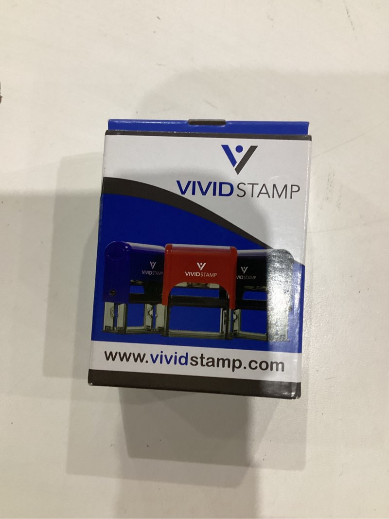 Condition photo showing New/Like New for OK to Pay Self Inking Rubber Stamp (Red Ink) - Medium Medium (1 Pack) Red