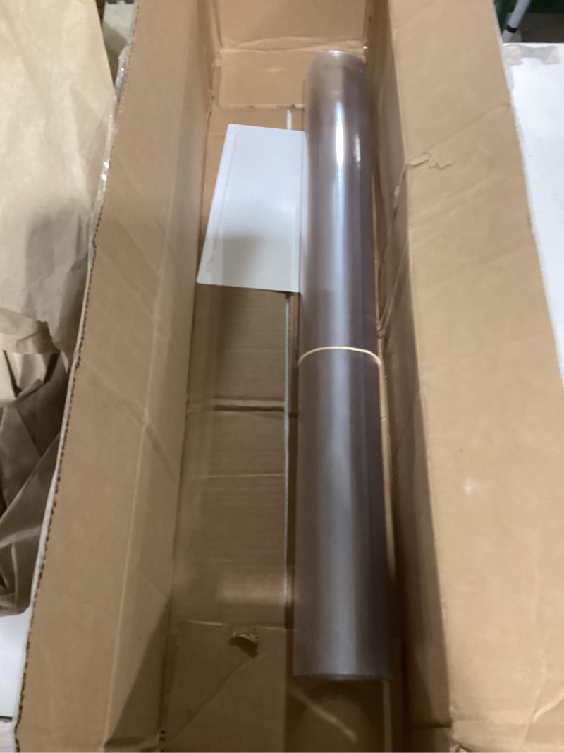 Condition photo showing As Is for LovePads Clear Desk Mat 23.6 x 47.2 Inch, 1.5mm Thick Clear Table Protector, Waterproof Plastic Table Cover Protector, PVC Desk Protector Mat, Vinyl Desk Cover for Desktop & Coffee Table 47.2" x 23.6" Clear 1.5mm
