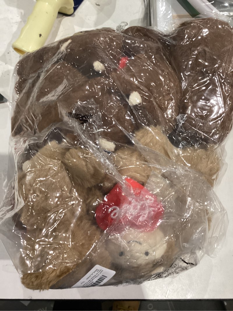 Condition photo showing As Is for Sotiff 12 Pcs Valentine's Day Stuffed Animal Highland Cow Plush, 5.9 Inch Plush Cows with Love & Xoxo Hearts, Cute Valentine Romantic Gifts for Women, Men, Wife, Couples Valentine Party Favor Exchange