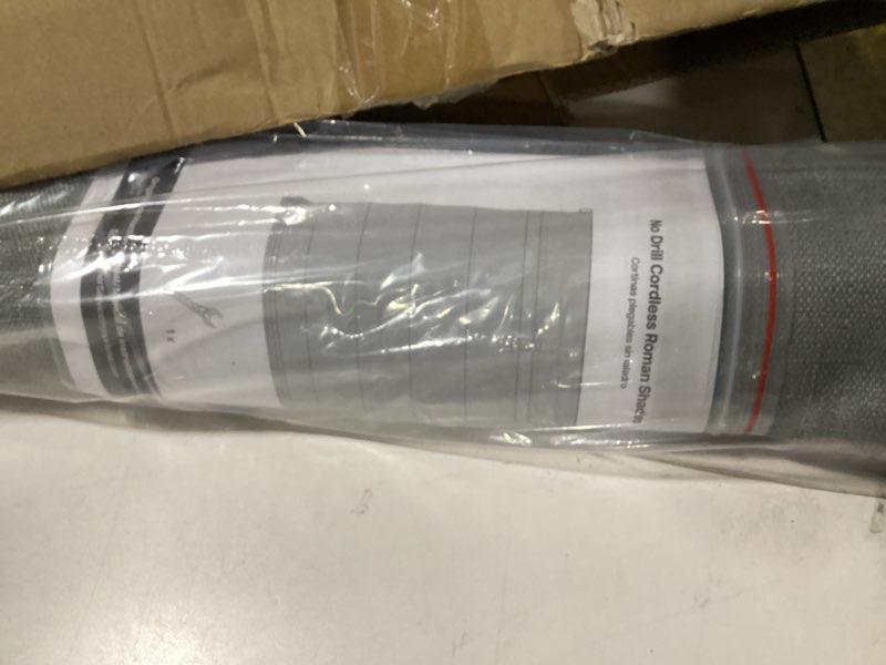 LazBlinds No Drill Roman Shades for Windows, Cordless Light Filtering Window Shades with UV Protecti