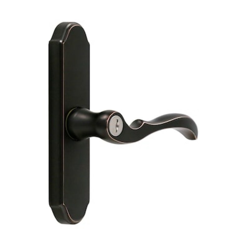 larson bronze lockable storm door replacement handleset