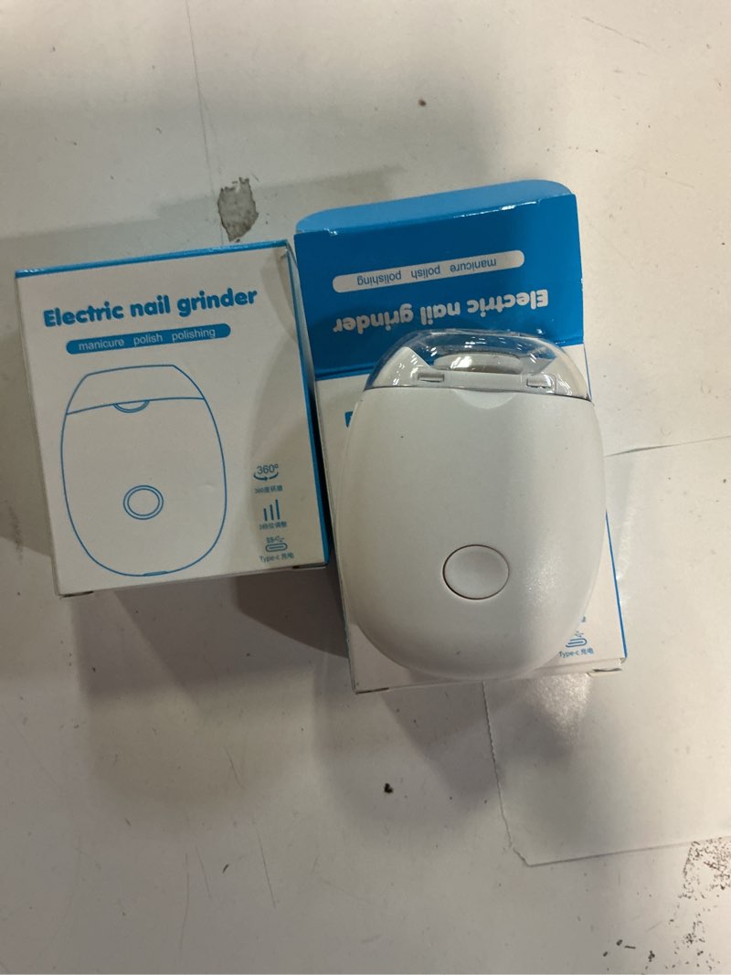 Condition photo showing Good Condition for Universal Automatic Fingernail Grinder, 3 Speeds Electric Nail Clipper, Portable Nail Cutter and Trimmer with LED Light & Clip Storage, Electric Toenail Clippers for Seniors & Adults (2PCS)