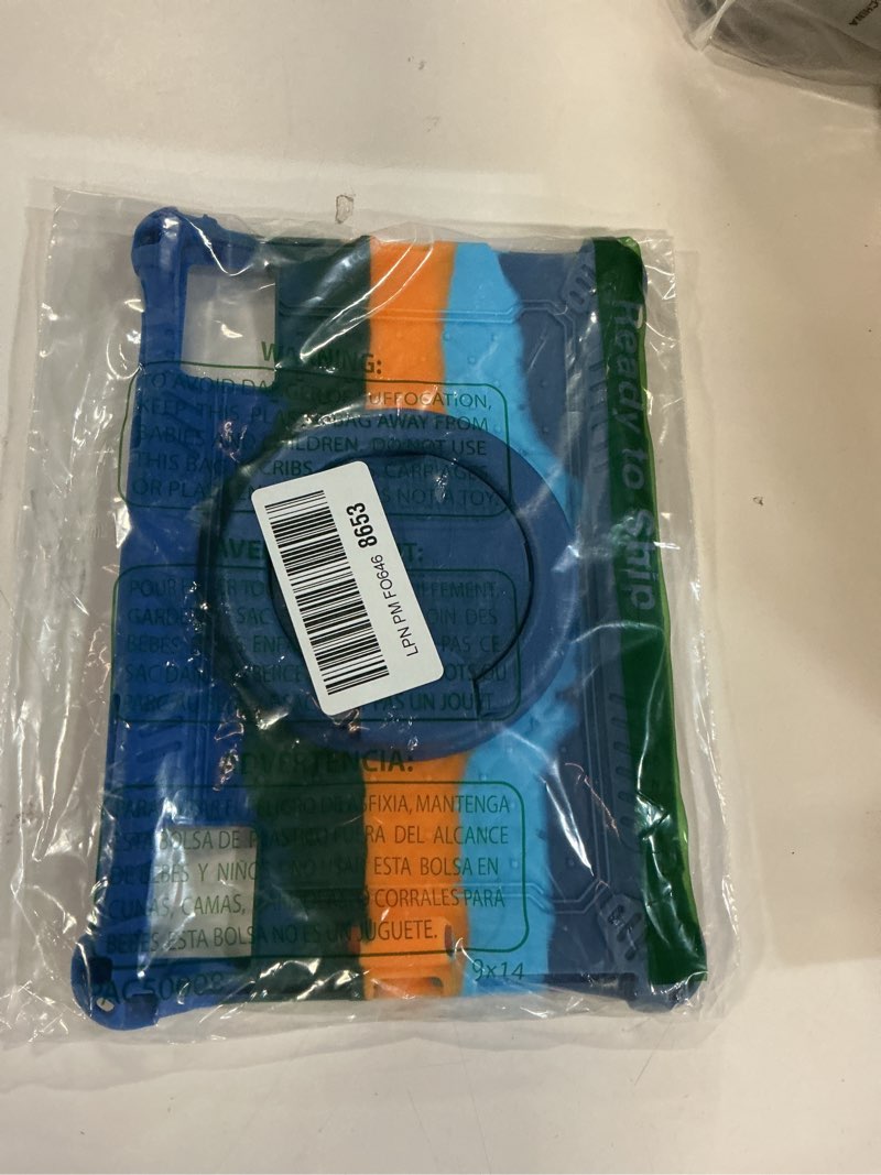 Condition photo showing Good Condition for Tablet Case for TCL Tab 10 5G Case 10.1 Inch/TCL Tab 10S 9081X/9080G,Soft Anti-Stress Silicone Case with Rotate Stand/Pencil Holder/Shoulder Strap/Pen for TCL Tab 10.1 Inch (Colorful Dark Blue)