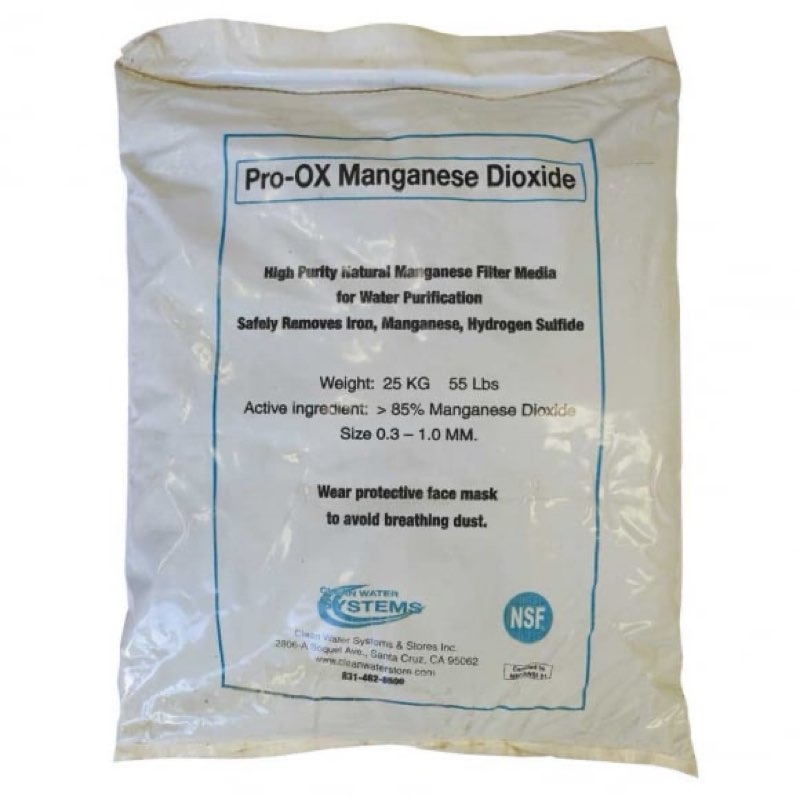 Pro-OX Manganese Dioxide Iron Filter Media 1/2 Cubic Foot