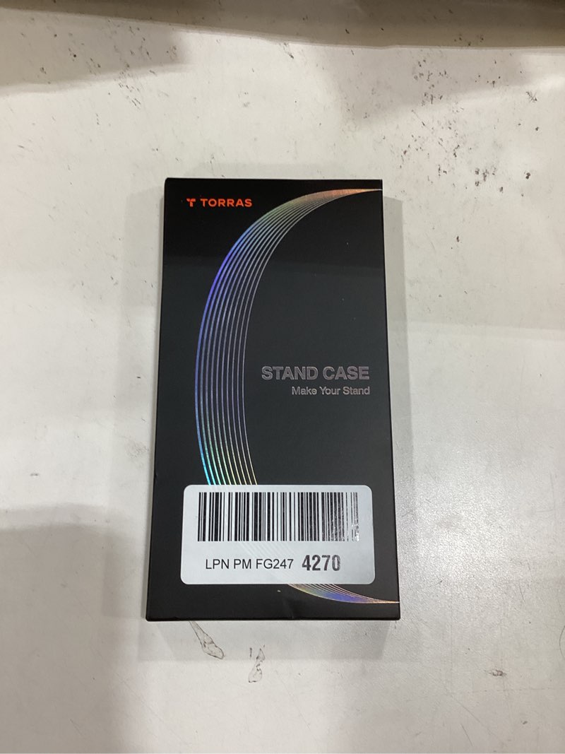 Condition photo showing New/Like New for TORRAS Ostand Q3 Air for iPhone 16 Pro Max Case with 360 Magnetic Stand, Fit for MagSafe, Military Grade Drop Tested, Camera Control Button, Shockproof Phone Case for iPhone 16 Pro Max 6.9", Black iPhone 16 Pro Max Shadow Black
