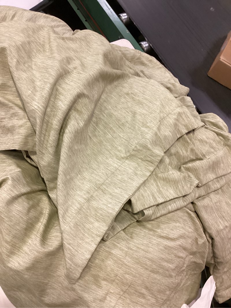 Condition photo showing As Is for Similar Queen Comforter Set - 3 Pieces Olive Green Prewashed Bed in a Bag Queen Bedding Sets with Comforters, All Seasons Ultra Soft Comforter Bed Set with Sheets,Pillowcases 