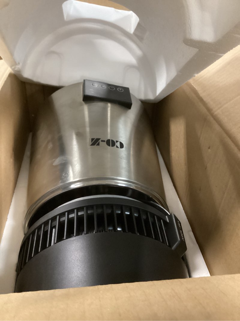 Condition photo showing As Is for co-z 1.1 gallon water distiller, 4l countertop distilled water machine with timer reservation and glass pot, 750w 304 stainless steel distilled water maker for home office drinking water purification stainless steel, with timer reservation