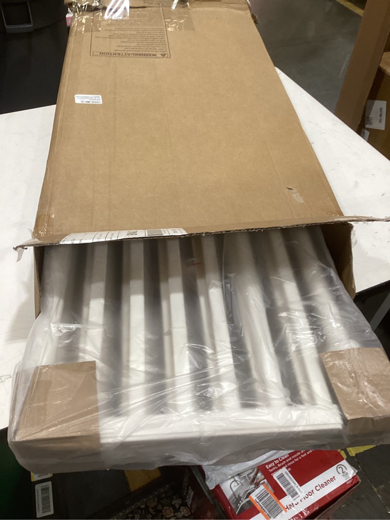 Condition photo showing New/Like New for extra tall cat gate for doorway: 74.8"-90.5" tall cat gates for pet 30.3"-38.2" wide pressure mount no wall drilling for indoor stairs doorway room door dog safety barrier no toddler 74.8"-90.5" h x 30.3"-38.2" w