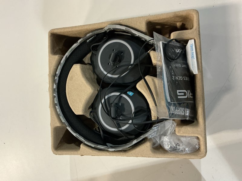Condition photo showing As Is for rig 400 gen 2 hs gaming headset for playstation 5, playstation 4, xbox series x|s, xbox one, mobile & pc, arctic camo