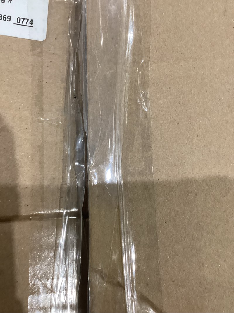 Condition photo showing As Is for Haton Window Privacy Film Decorative Frosted Glass Window Film, Sun Blocking Stained Glass Clings, Static Cling Removable Stickers for Home Door Coverings, Lattice Pattern 29.5" x 78.7" 29.5" x 78.7" Clear