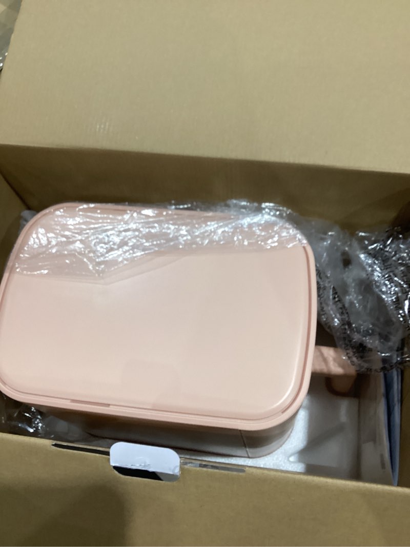 Condition photo showing Good Condition for bella 4qt slim air fryer, fits-anywhere™ kitchenware, evergood™ ceramic nonstick coating, adjustable temperature, 6 preset cooking options, 60 min auto shutoff w audible tone, 3.3lb capacity, blossom 4 qt blossom