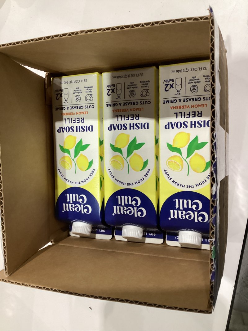 Condition photo showing New/Like New for ultra concentrated liquid laundry detergent soap, 192 loads (96 oz), 90% less plastic, no harsh chemicals, free & clear, defeats stains & odors, eco-friendly, he/standard compatible fragrance free 32 fl oz (pack of 3)