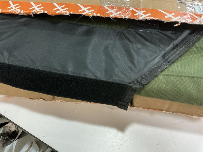 Condition photo showing Good Condition for K&H Pet Products Extra-Wide Heated Cat House for Outside, Outdoor Cat House with 2 Safe Escape Doors, Weatherproof Insulated Stray & Feral Shelter with Waterproof Heated Bed, Safety Listed - Olive