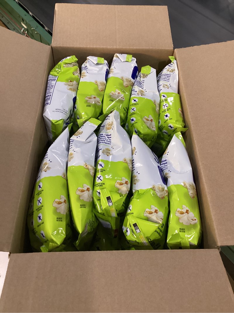 Condition photo showing New/Like New for SkinnyPop Popcorn, Original, Whole Grain, Dairy-Free Snack, 0.65oz Bags (30ct)